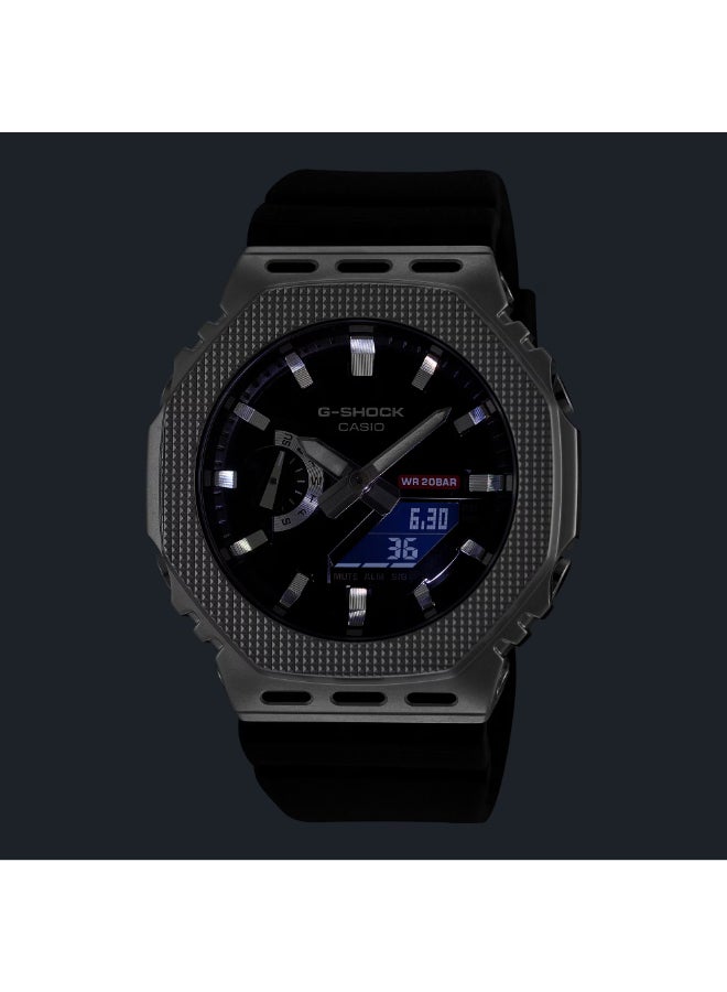 G-SHOCK Men's Stainless Steel Analog & Digital Watch GM-2100BM-1ADR - 44.4 mm - Image 5